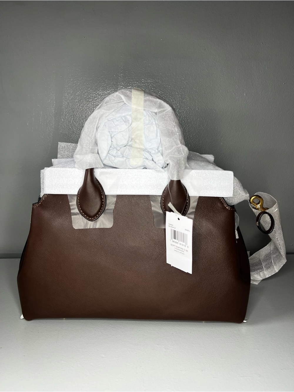 COACH Soft Empire Carryall 28 Maple